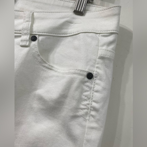 Prana Jada Boot Cut White Jeans Organic Cotton Blend 12/ 31 - Picture 10 of 16